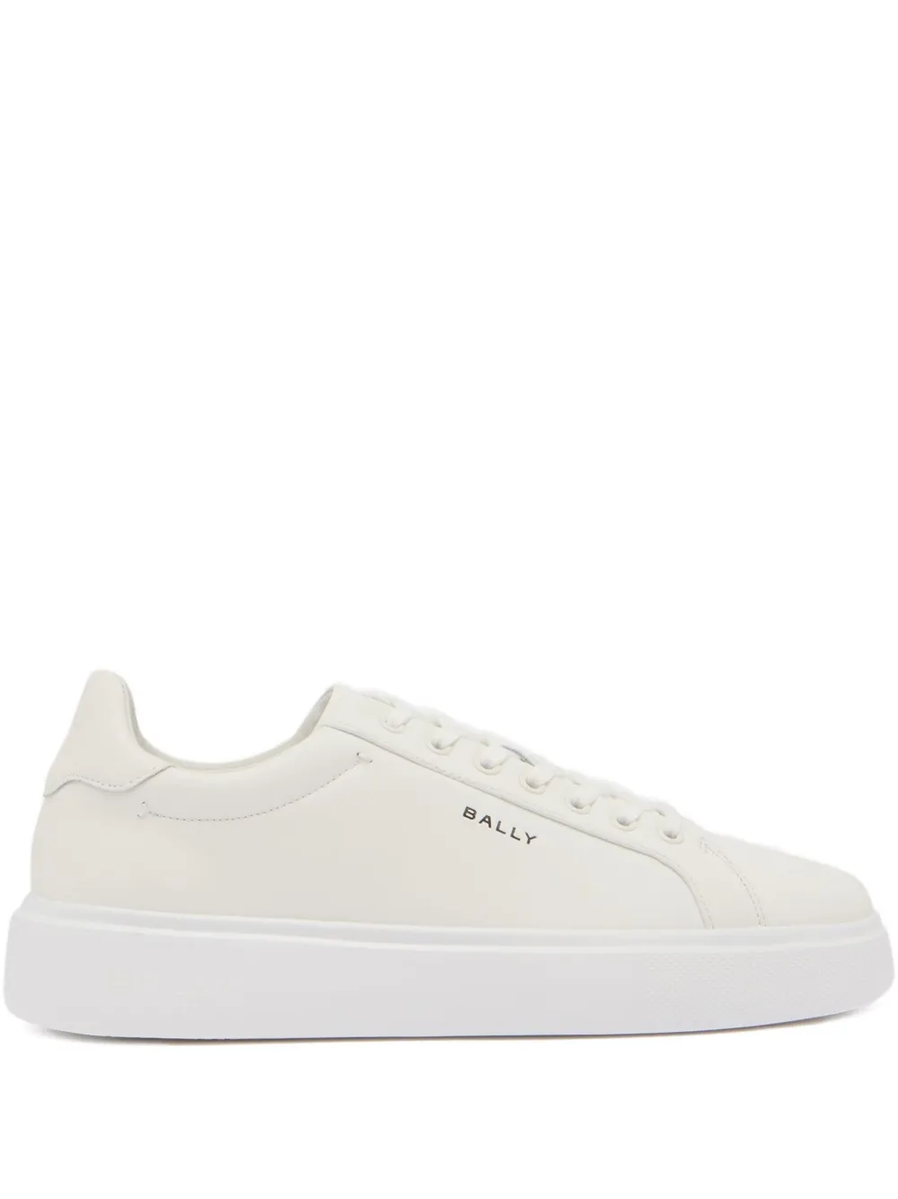 Bally Blayze leren sneakers met logo Wit
