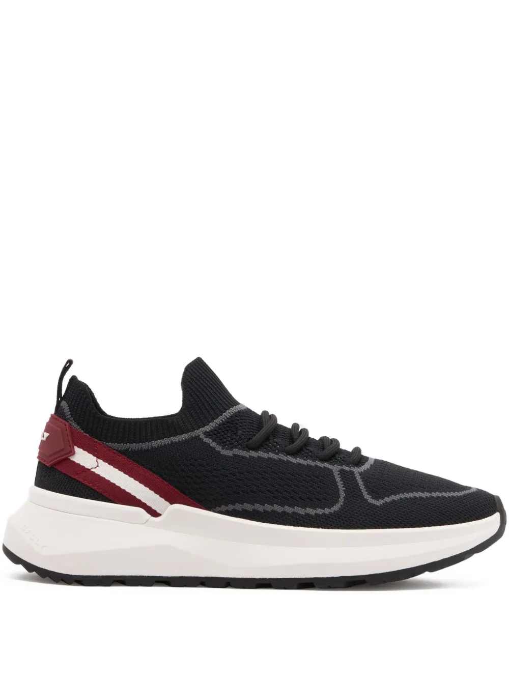 Bally Gebreide sneakers met strik Zwart