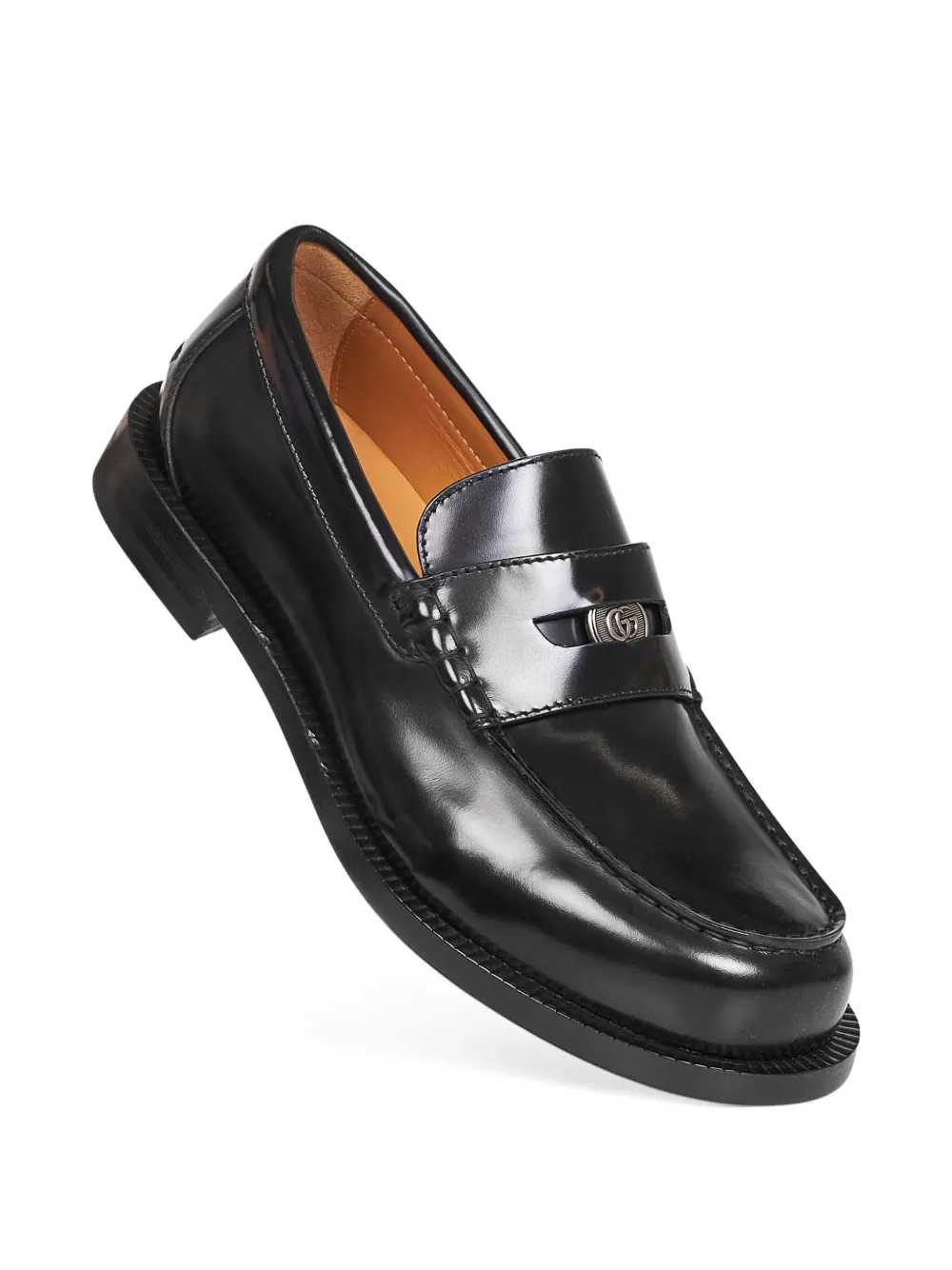 Gucci Loafers met logo-applicatie Zwart