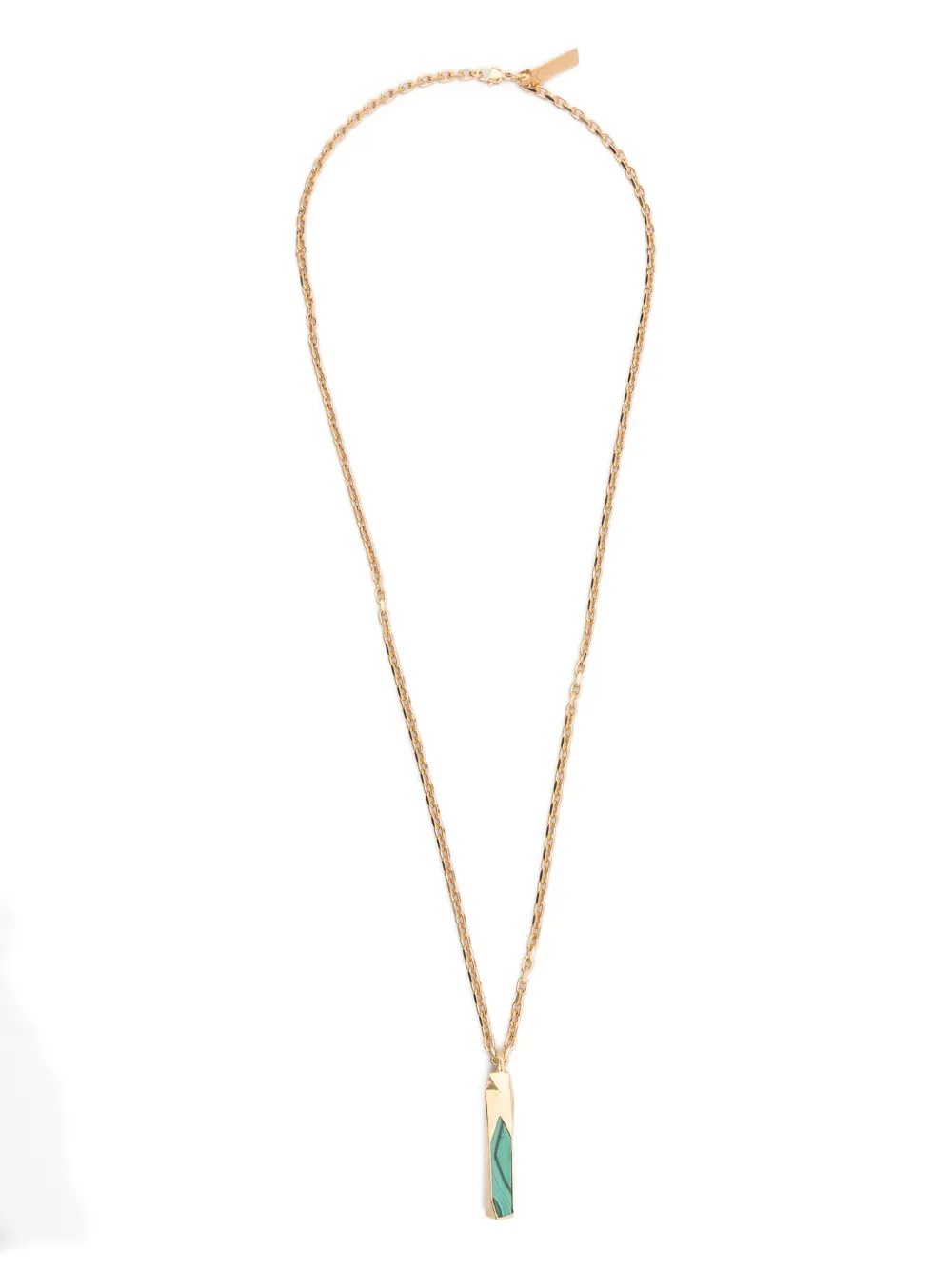 Lanvin Geometric-pendant Necklace In Gold