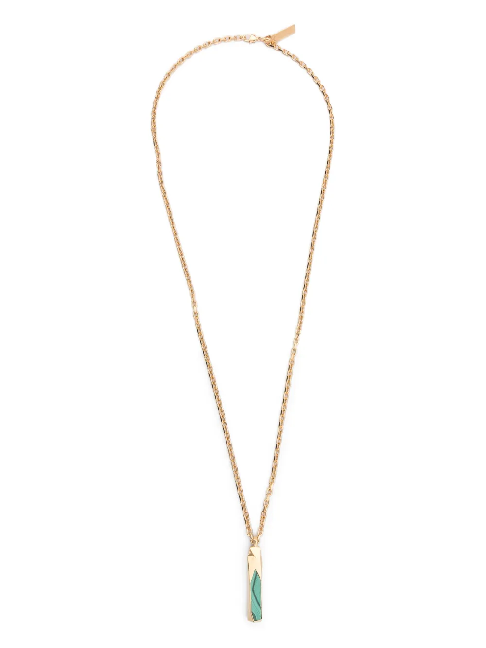 Lanvin geometric-pendant necklace - ゴールドトーン