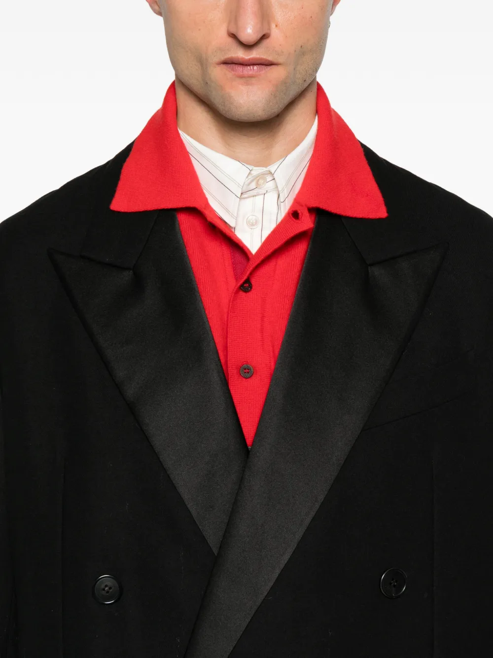 Lanvin Jas met satijnen revers Blauw