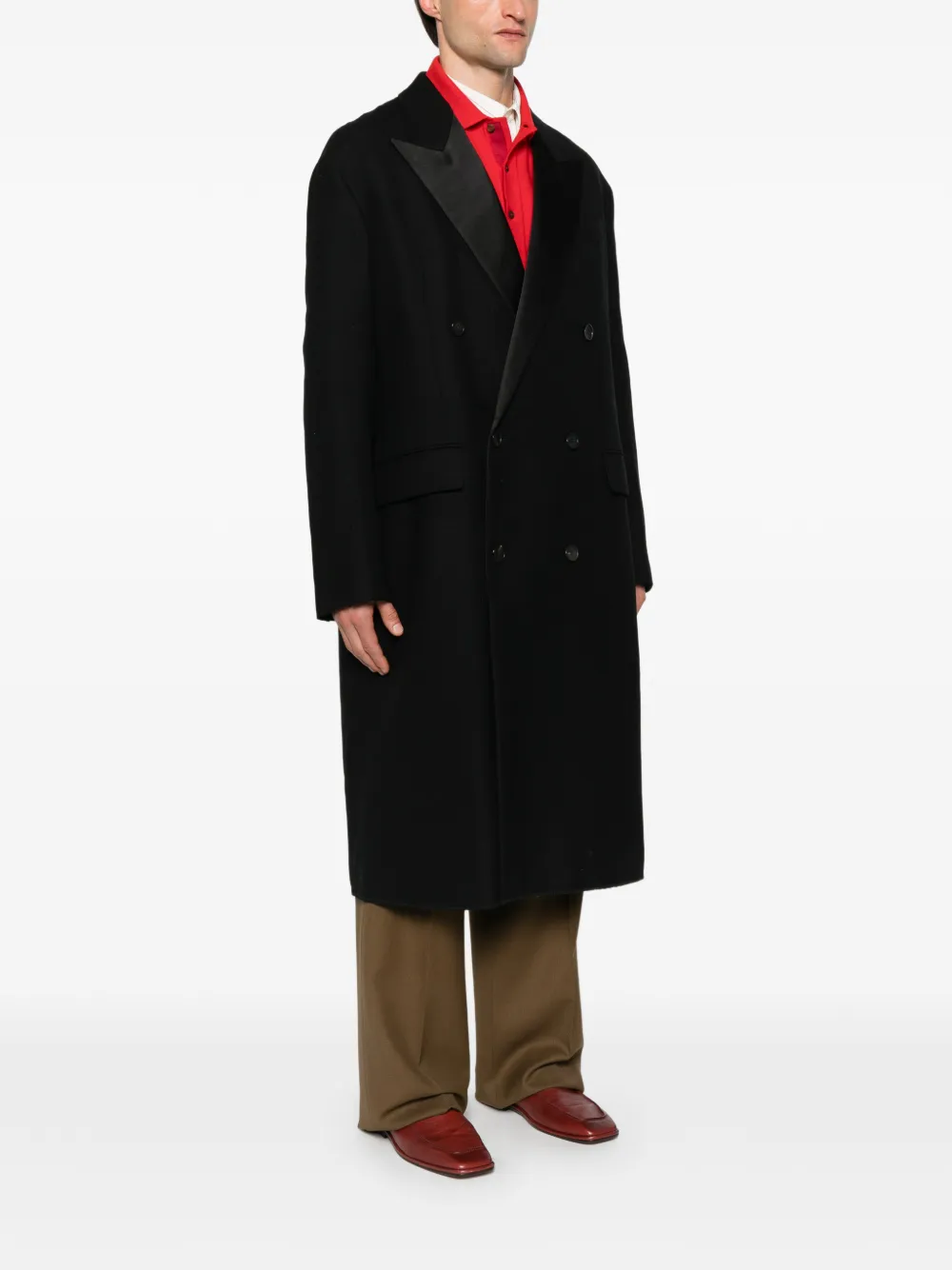 Lanvin Jas met satijnen revers Blauw