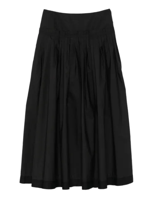 Lanvin falda midi plisada