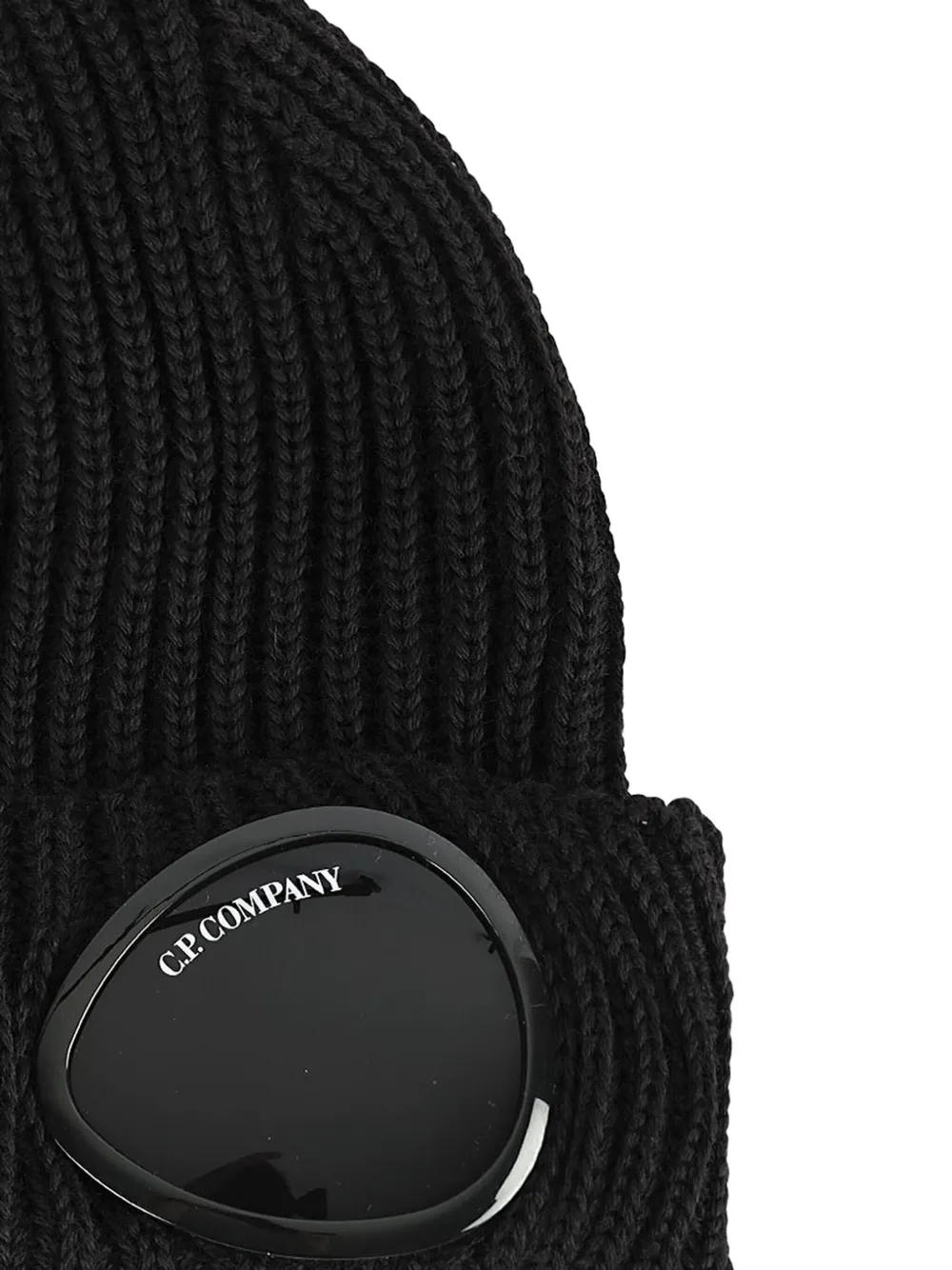 C.P. Company Muts met logodetail - Zwart