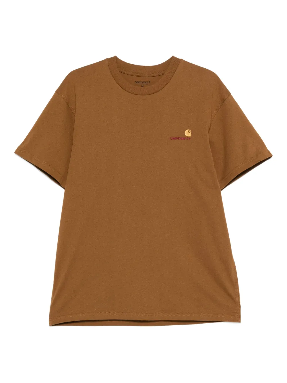 Carhartt WIP American Script T-Shirt | Brown | Image 1