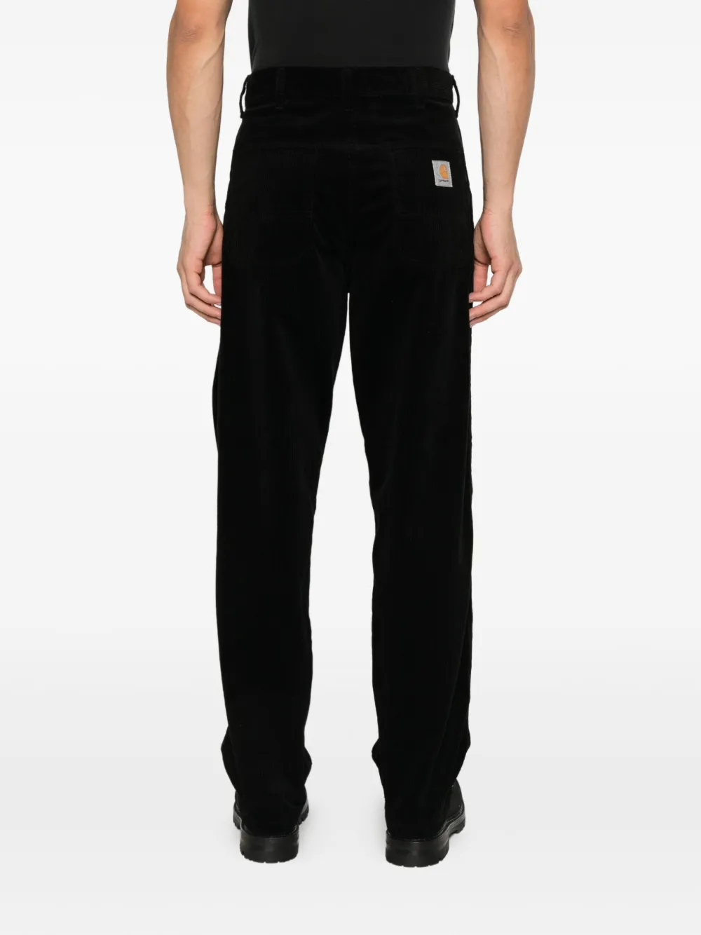 Carhartt WIP Ribfluwelen broek Zwart