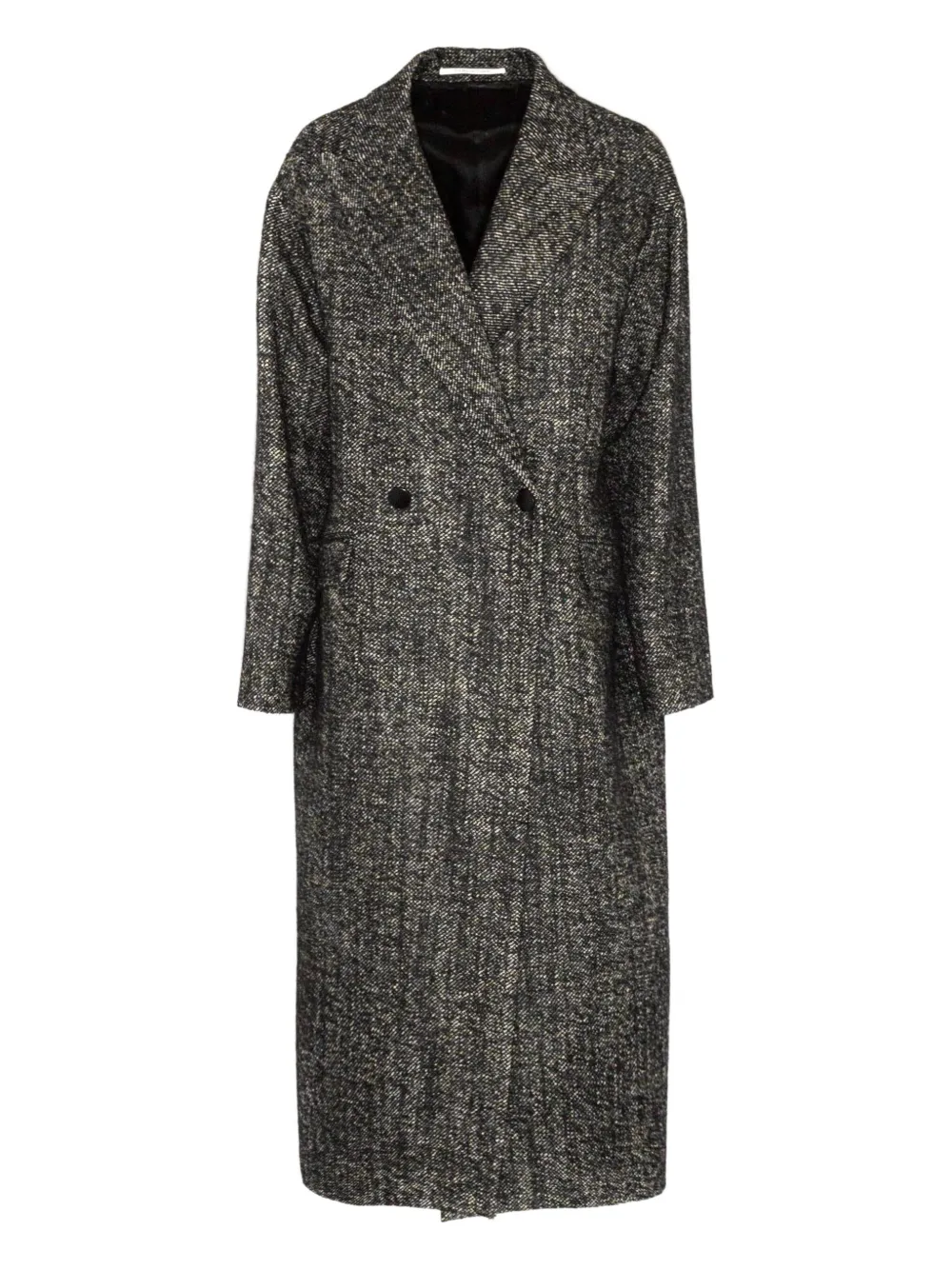 Tagliatore flap-pocket double-breasted coat | Grey | Image 1