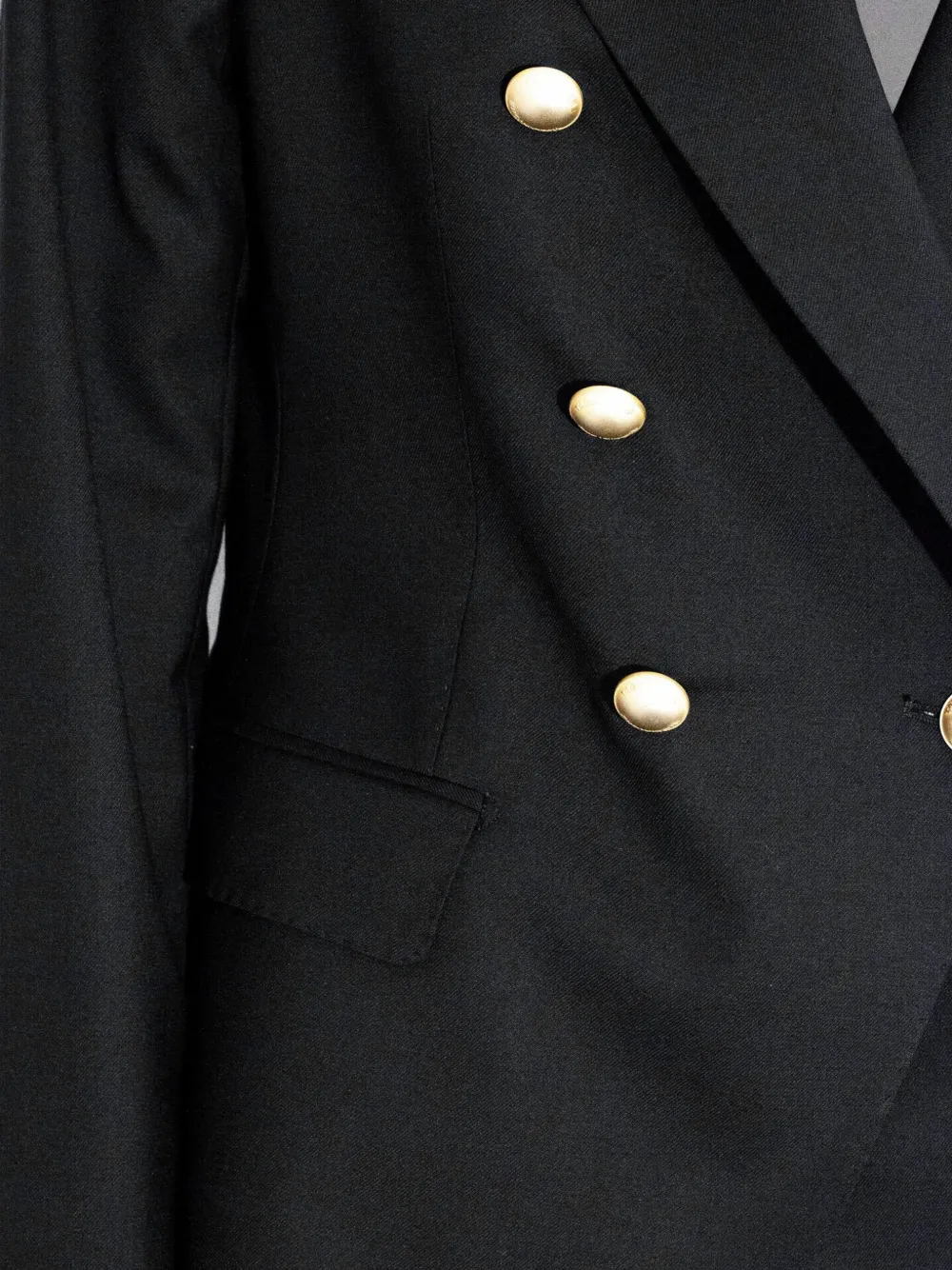 Tagliatore Button Double-breasted Suit In Black