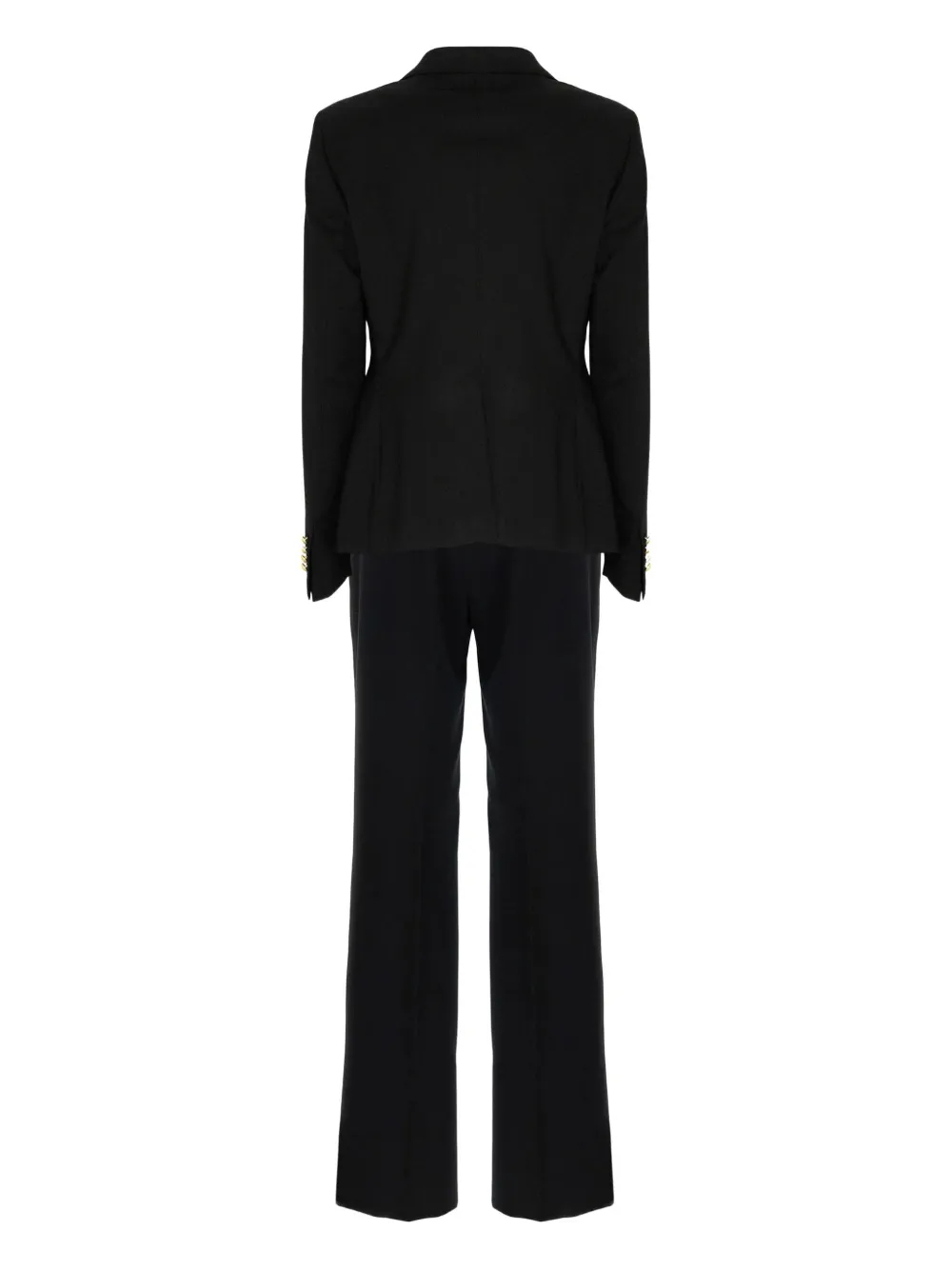 Tagliatore Button Double-breasted Suit In Black