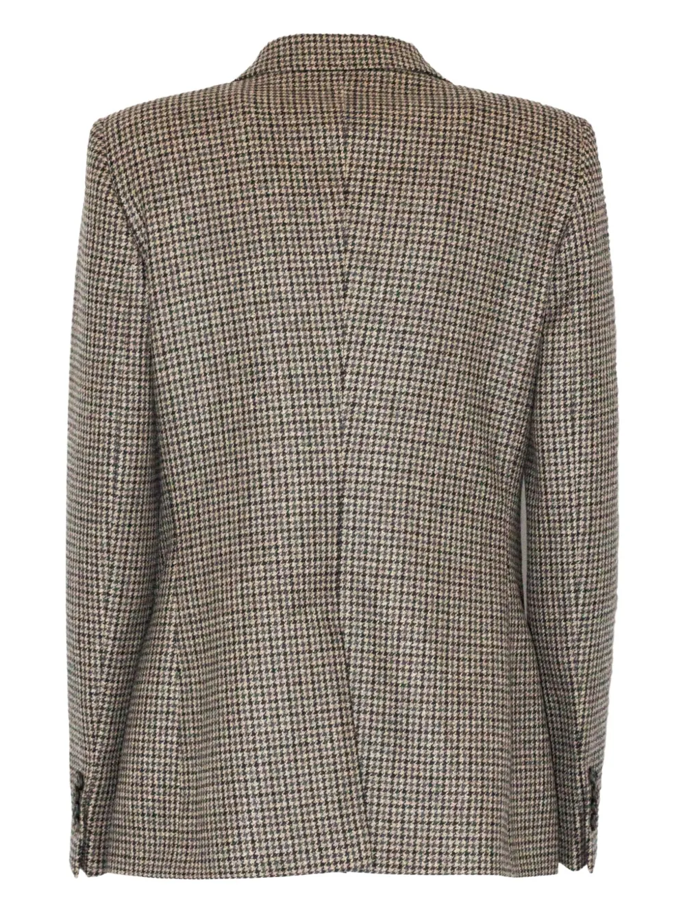 Tagliatore Blazer met pied-de-poule print Beige