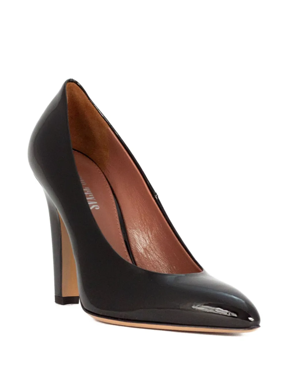 Paris Texas 100mm patent-leather heeled pumps Zwart