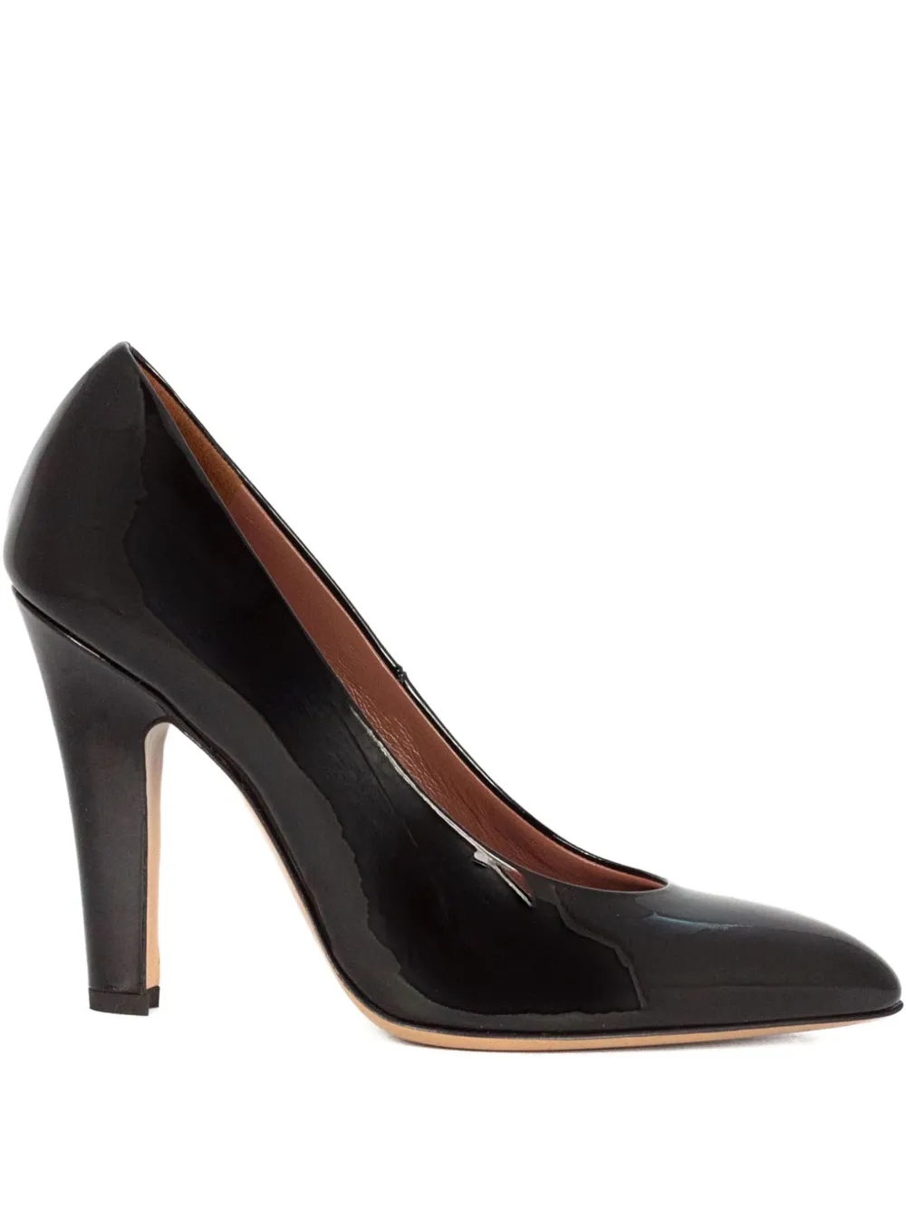 Paris Texas 100mm patent-leather heeled pumps Zwart