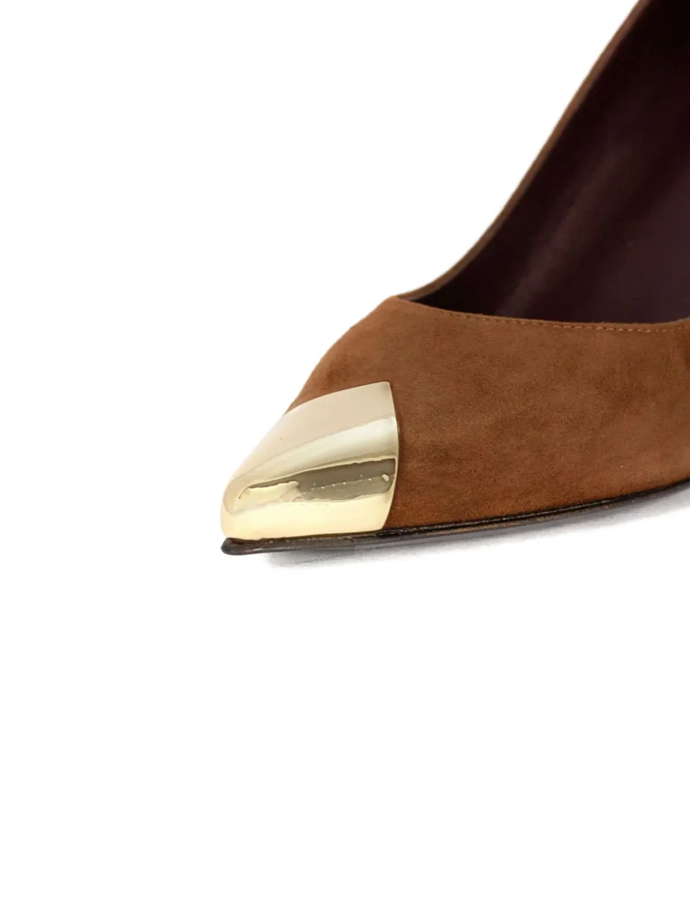 Roberto Festa 70 mm Lory pumps met kapneus Bruin