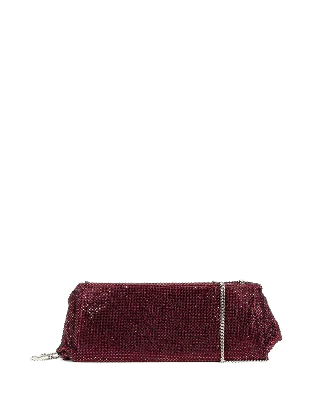 Benedetta Bruzziches rhinestone-embellished shoulder bag - Rood