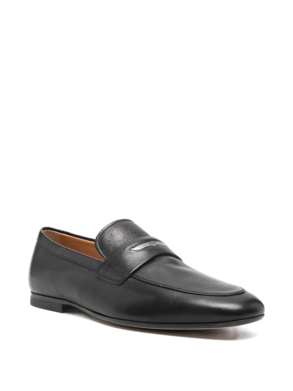 Tod's leather loafers Zwart