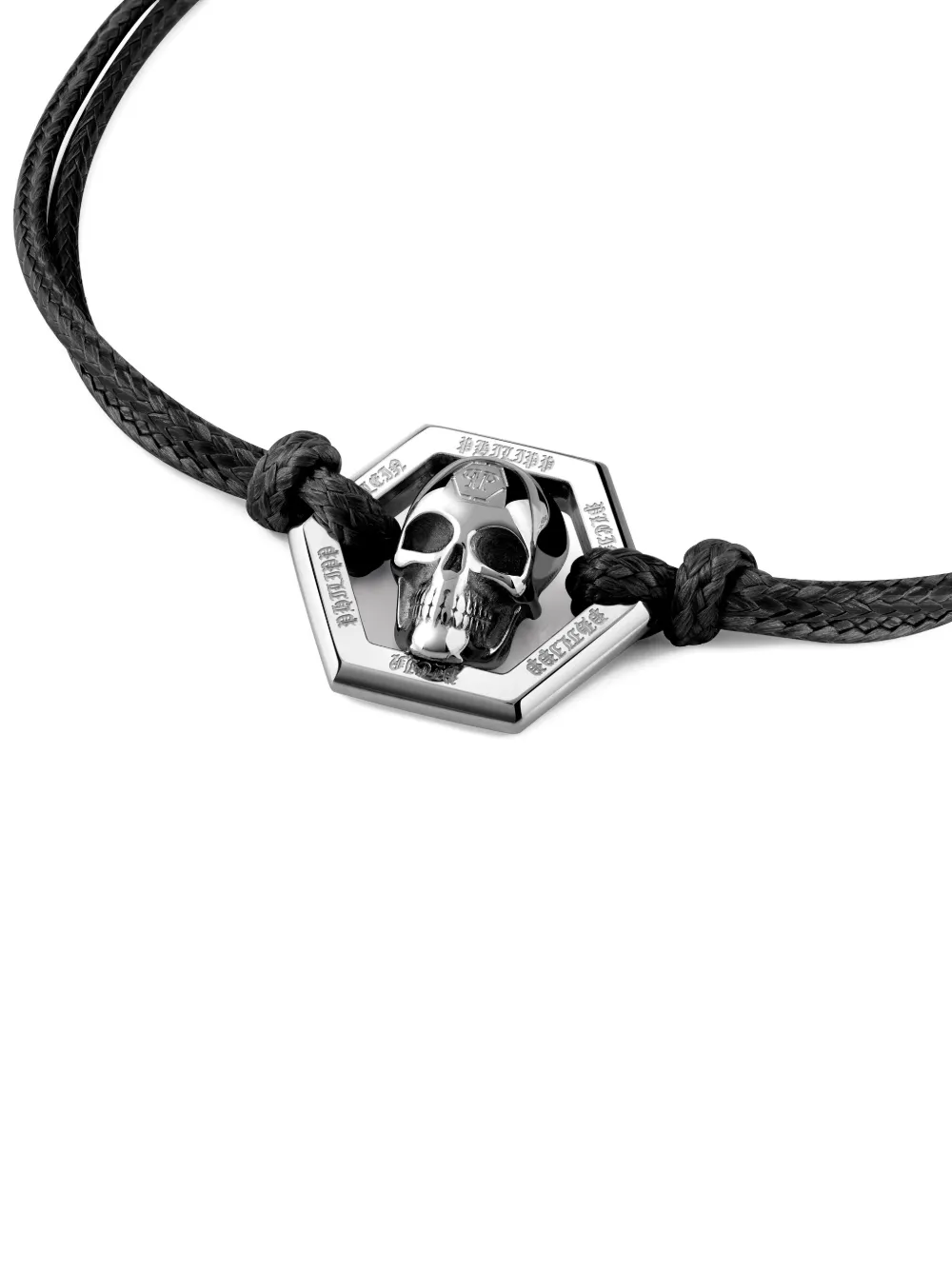 Philipp Plein Roestvrij stalen armband - Zilver