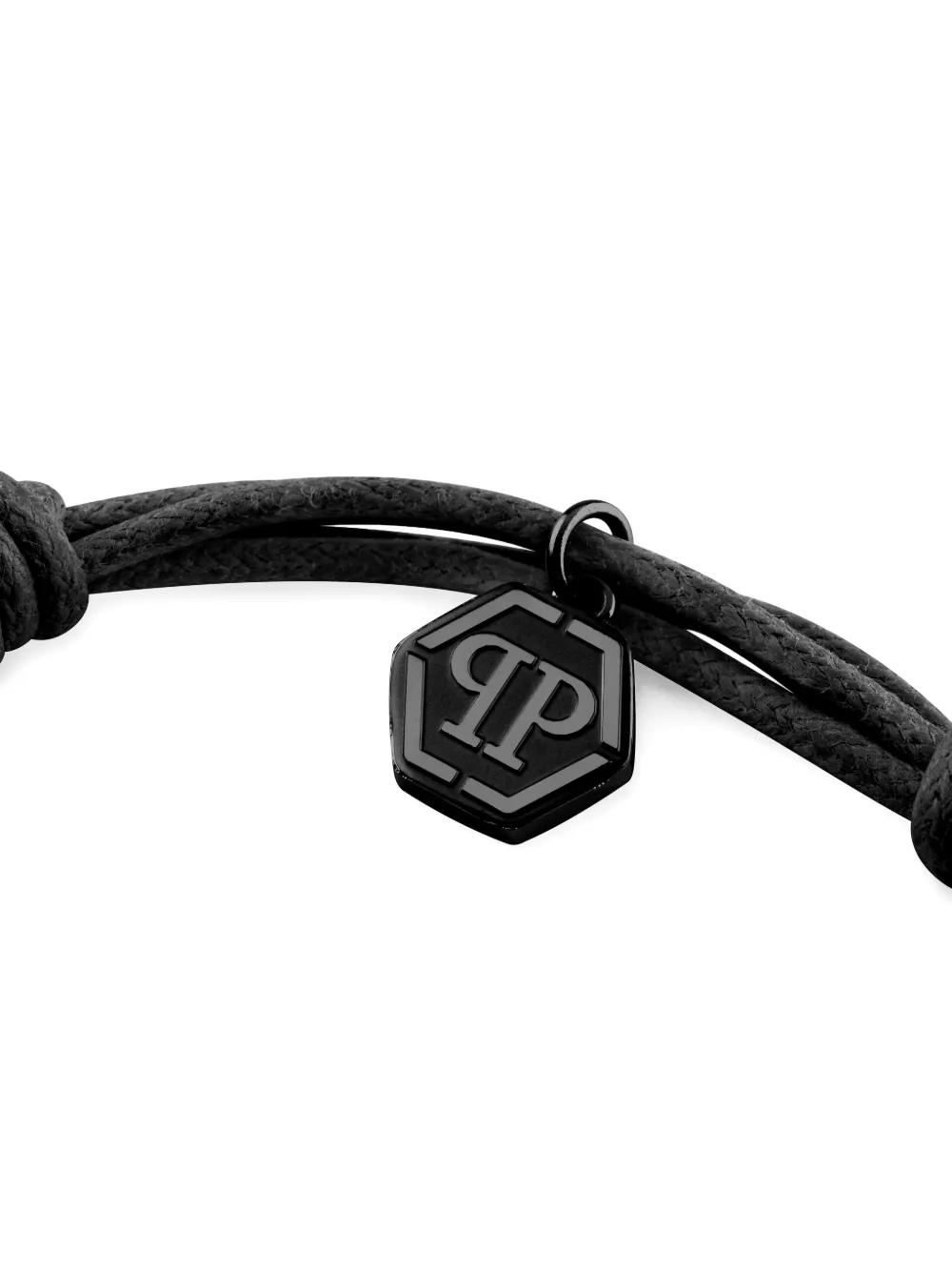 Philipp Plein Roestvrij stalen armband - Zwart