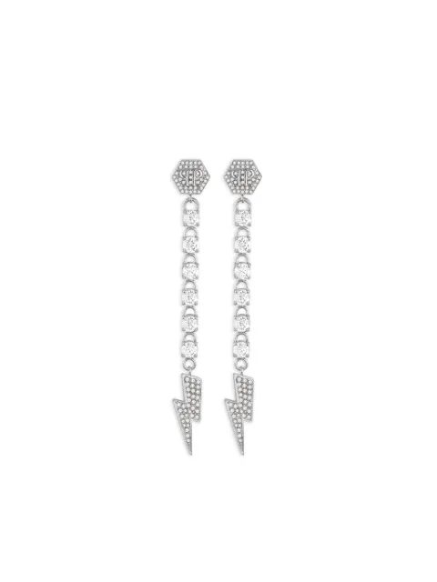 Philipp Plein Thunder stainless-steel earrings