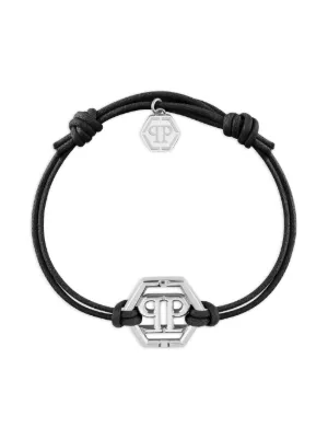 Philipp Plein レザー ブレスレット | ブラック | FARFETCH JP