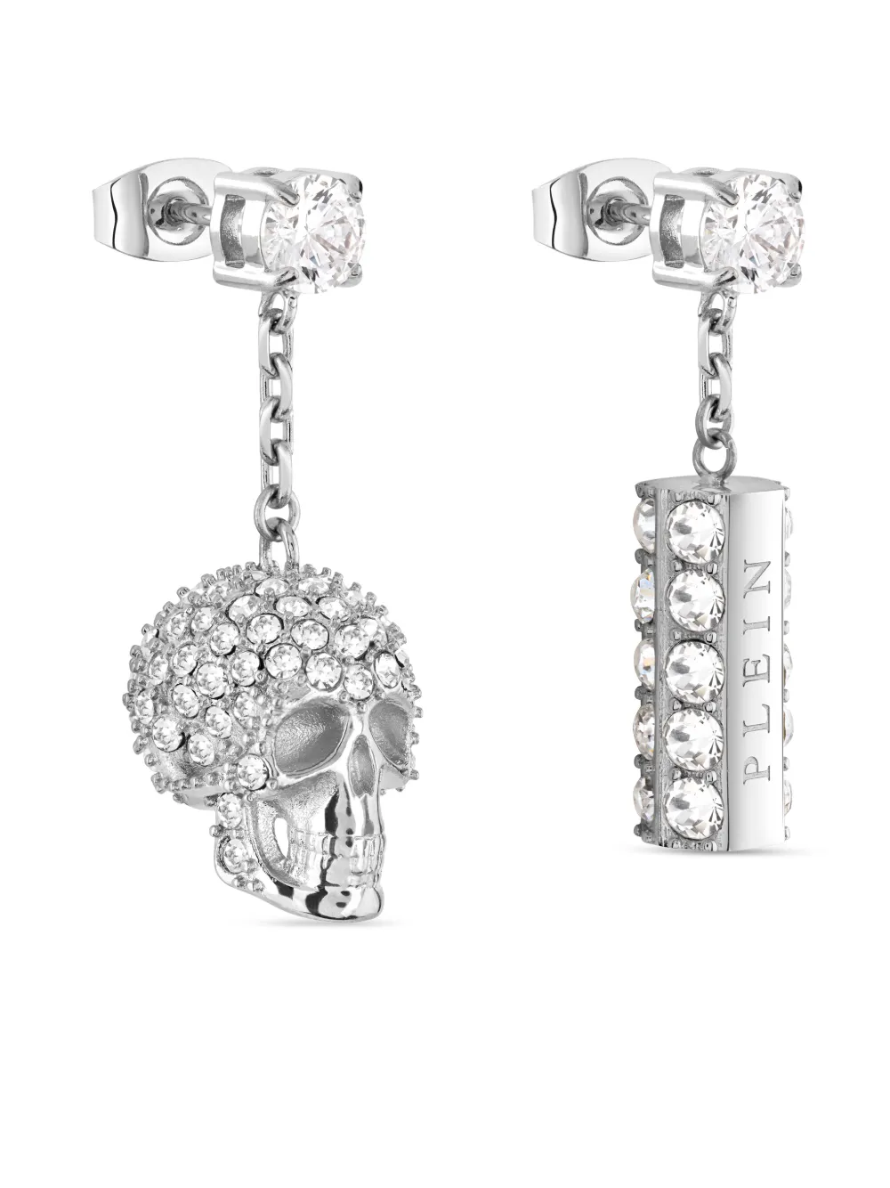 Philipp Plein Stainless-steel Earrings - Silver 