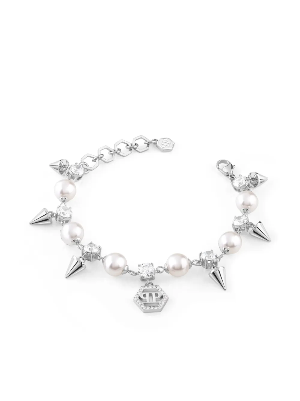 Philipp Plein Bracciale in acciaio inossidabile - Argento