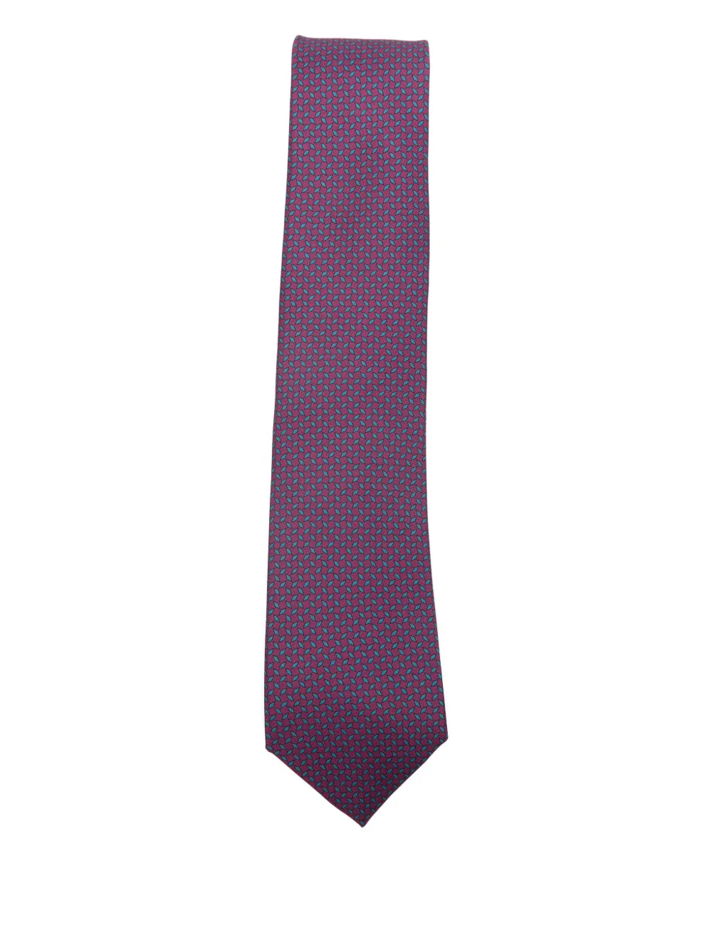 Errico Formicola patterned silk tie | Purple | Image 1