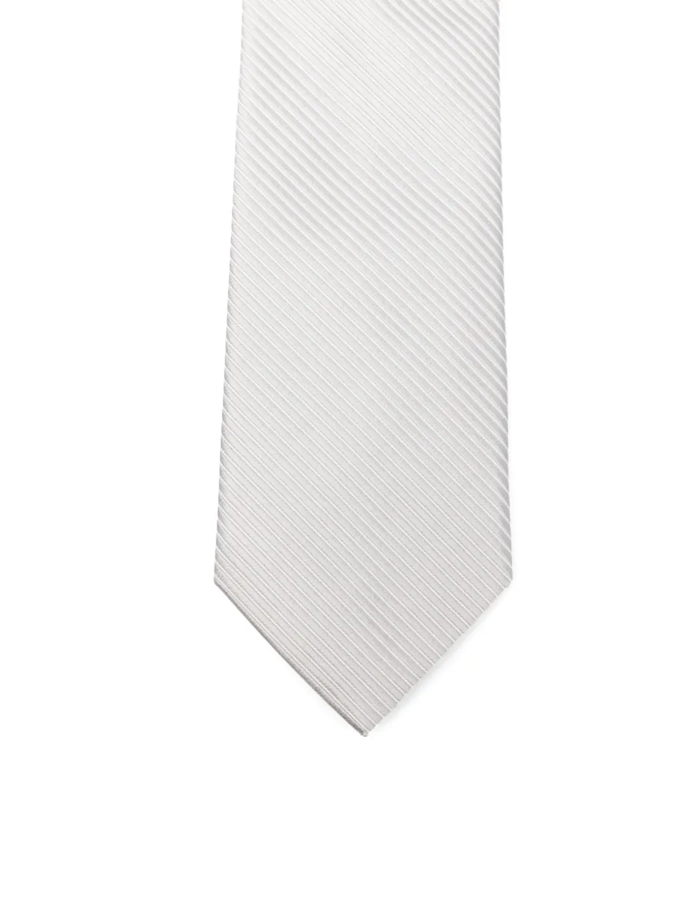 Errico Formicola Textured Silk Tie In White