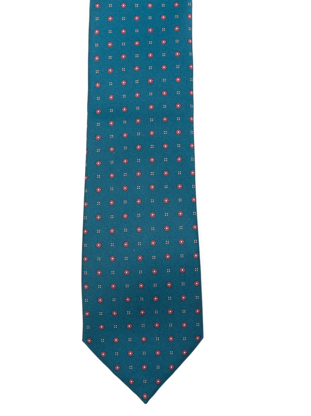 Errico Formicola Floral Silk Tie In Blue