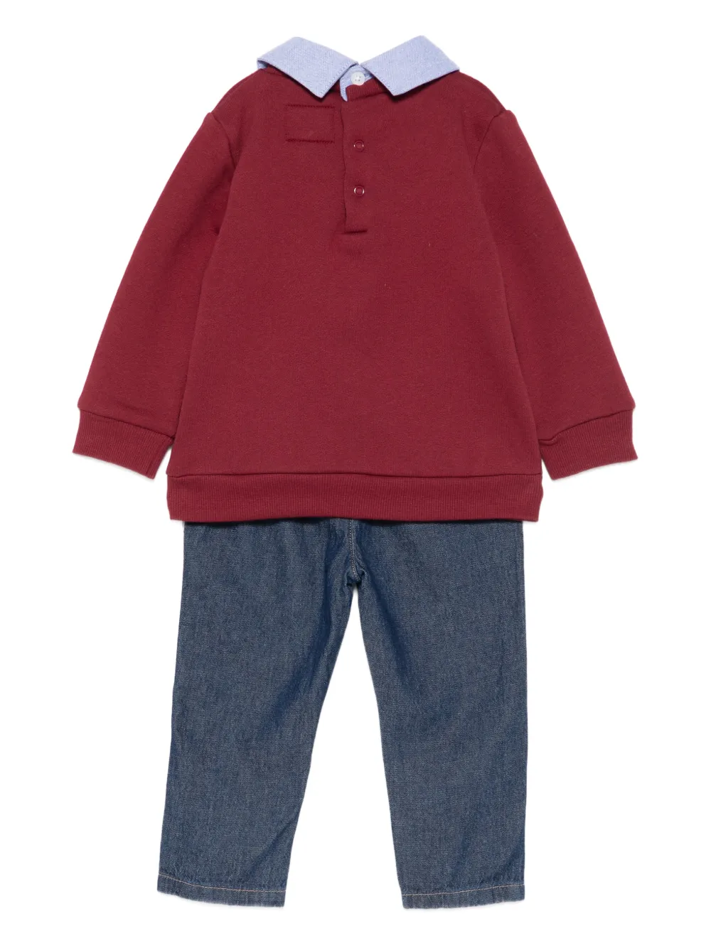 guess kids Broekset met beerapplicatie Rood