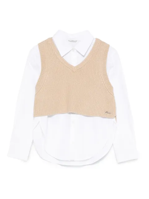 guess kids button-fastening shirt (set of two)