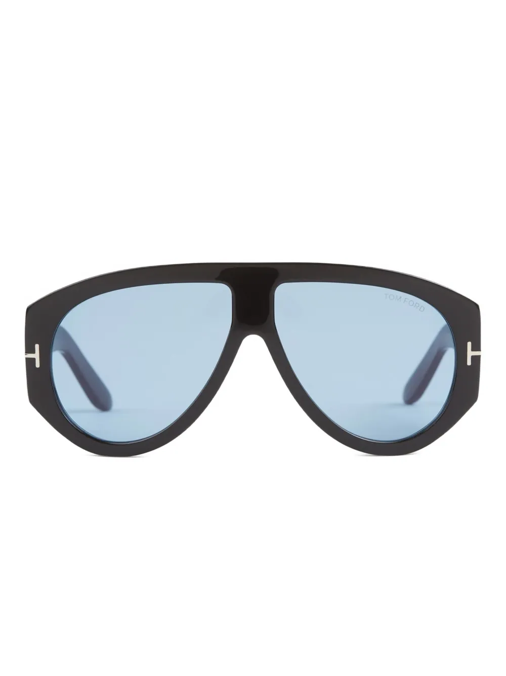 TOM FORD Eyewear Bronson pilot-frame sunglasses | Black | Image 1