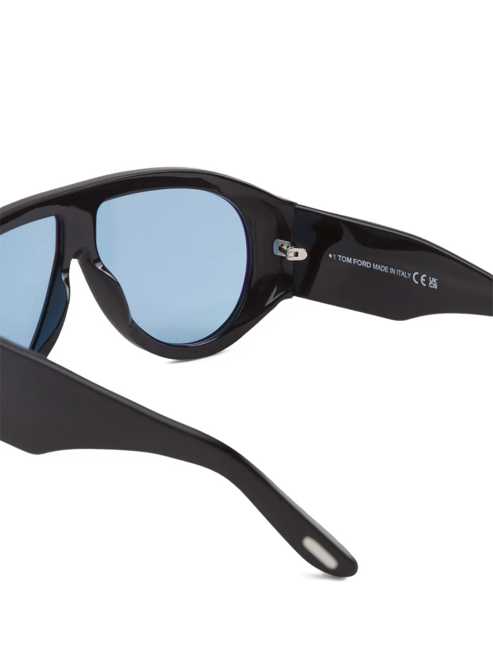 TOM FORD Eyewear Bronson zonnebril met piloten montuur Zwart