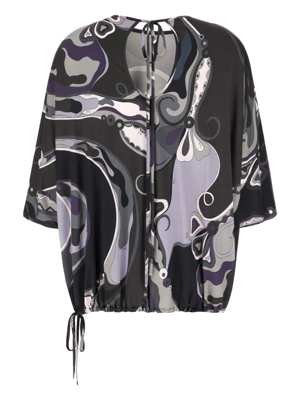 PUCCI Shirt met abstracte print - Zwart