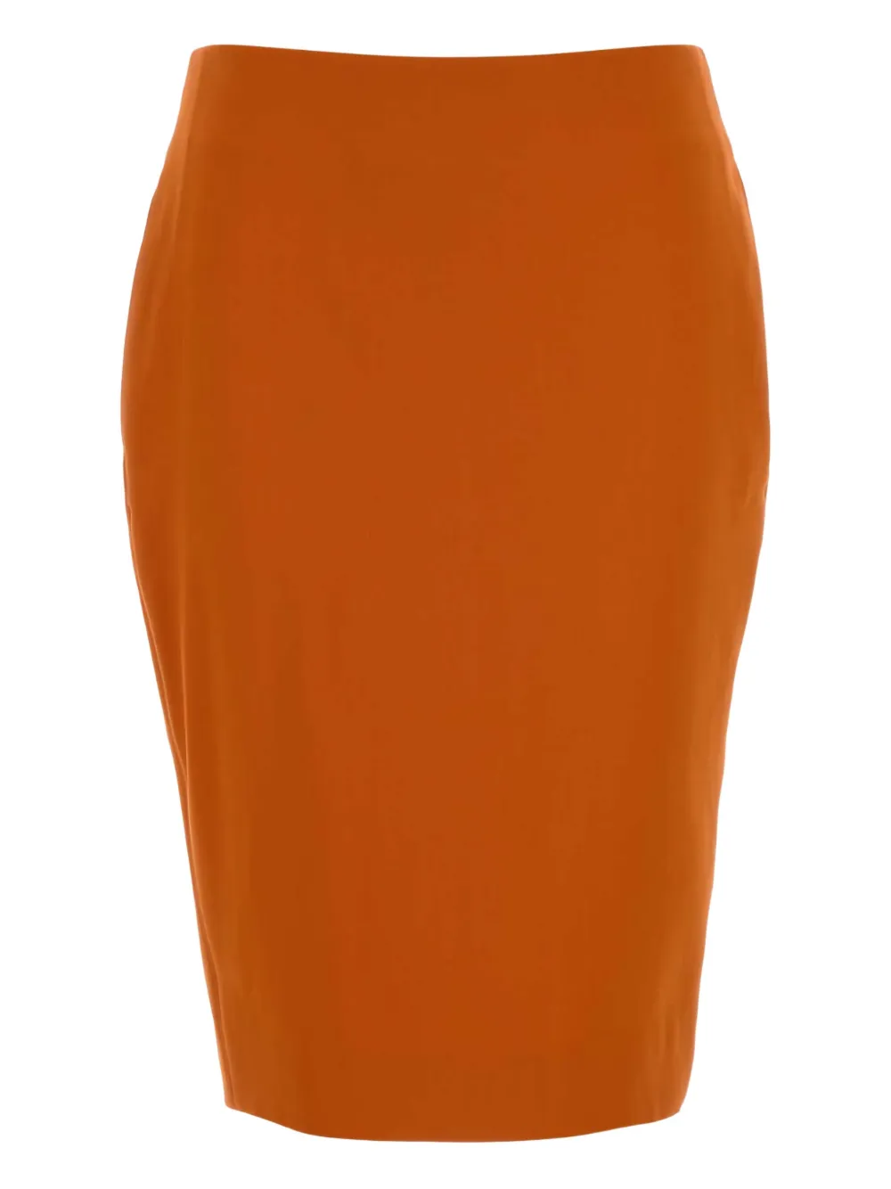 Saint Laurent Mittellanger Bleistiftrock - Orange