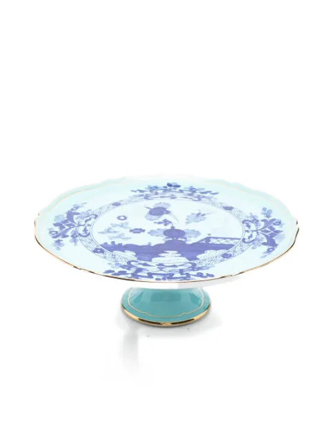 GINORI 1735 Oriente Italiano floral-pattern cake stand (30,5cm x 11.5cm)