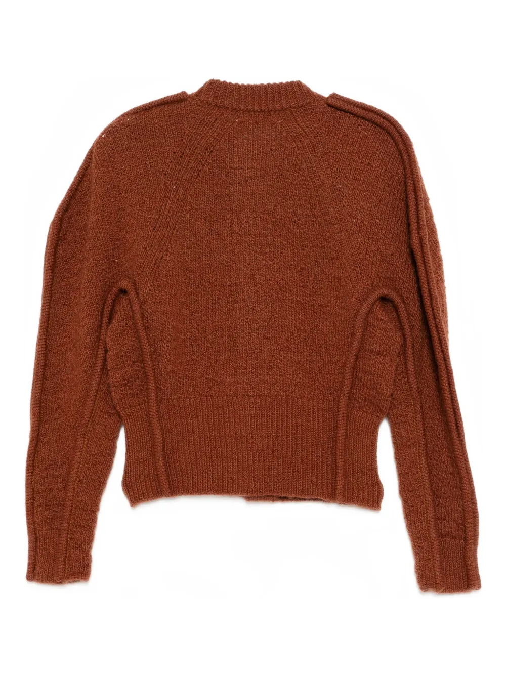 Toga Wool Cardigan In Brown