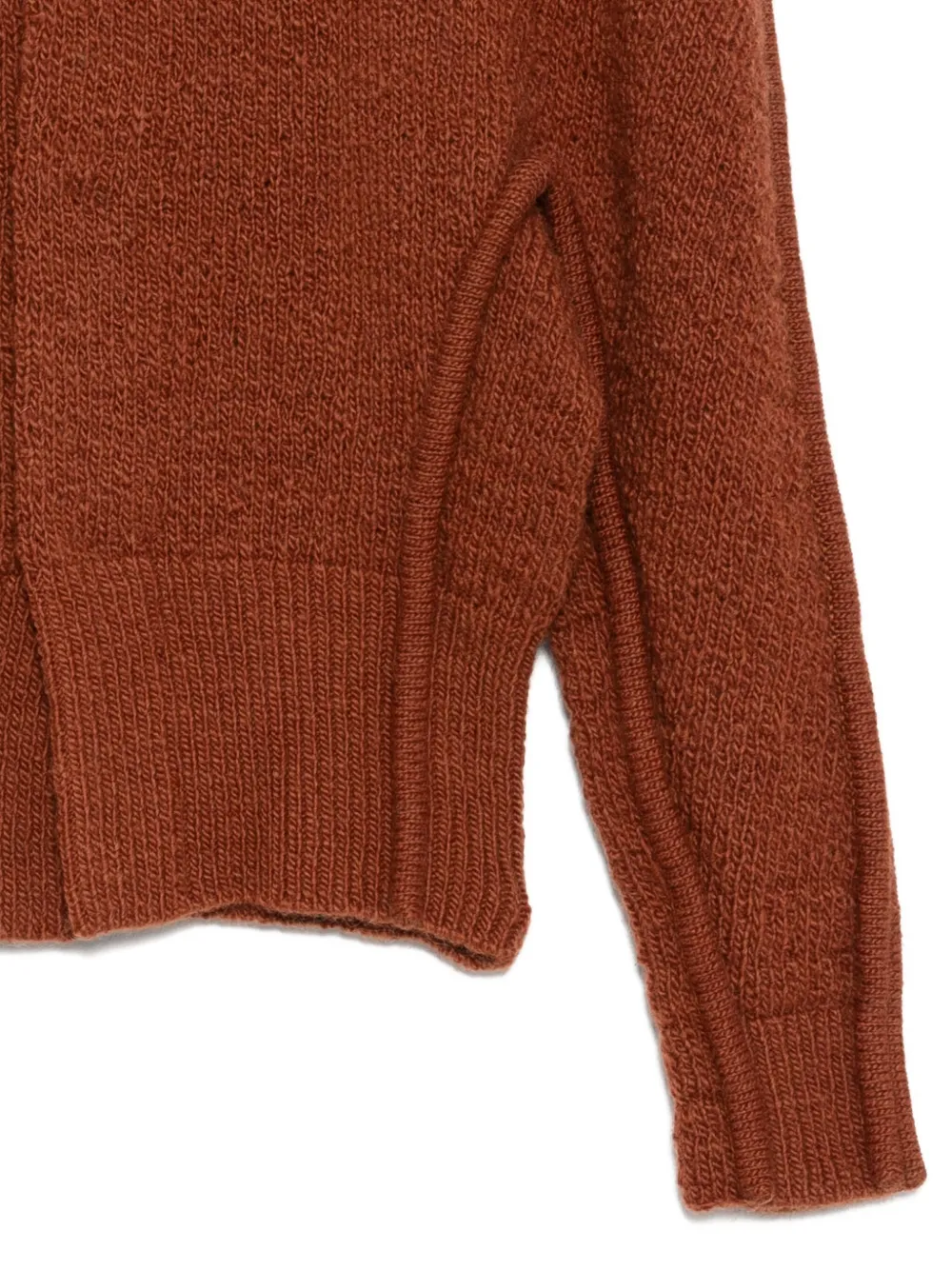 Toga Wool Cardigan In Brown