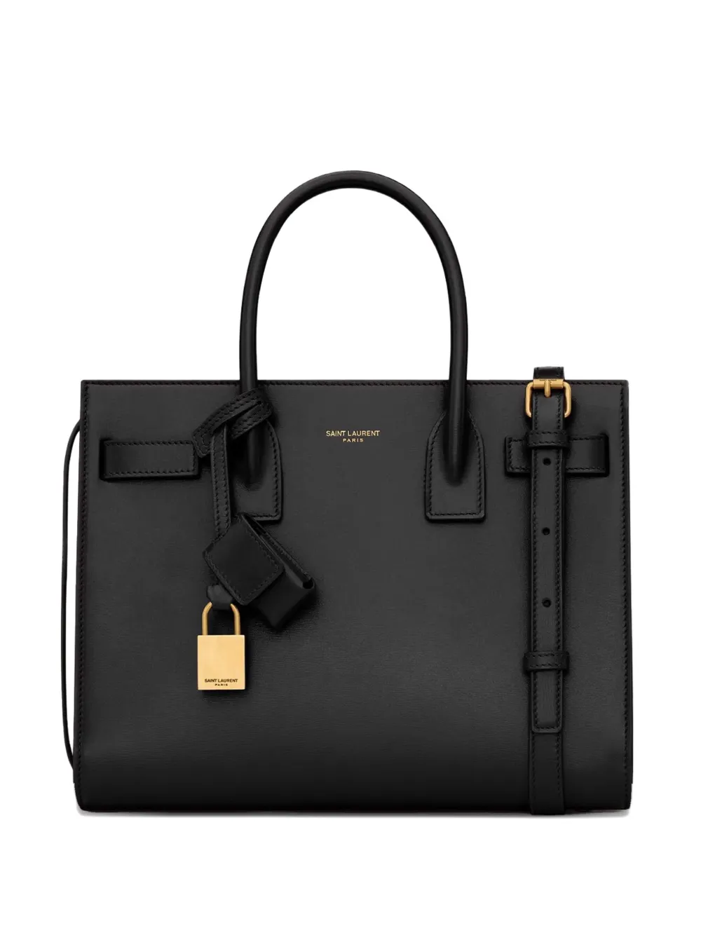 Saint Laurent Baby Sac De Jour Tote Bag In Black