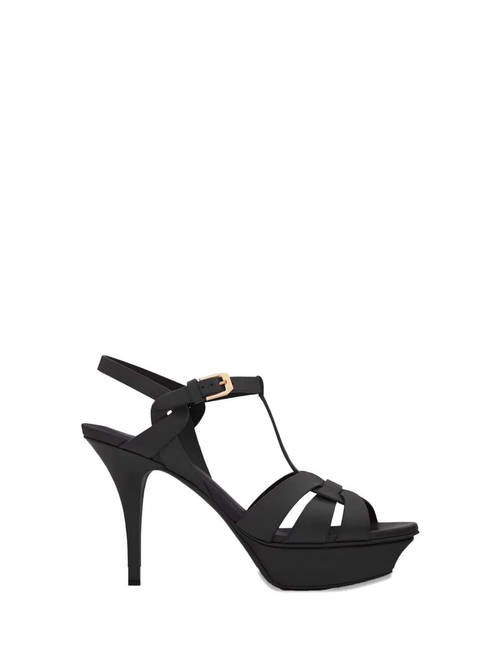 Saint Laurent 105mm Tribute Heeled Sandals In Multi