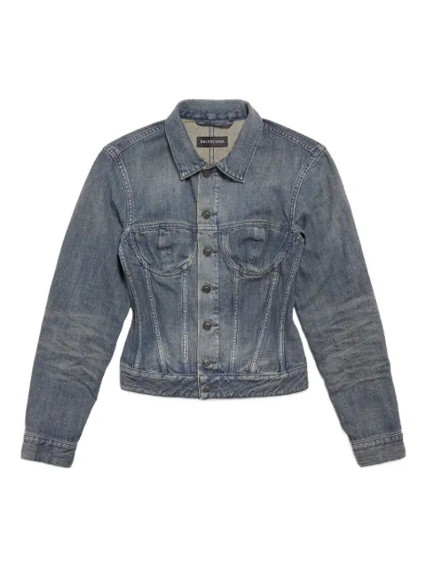 Balenciaga veste-corset en jean