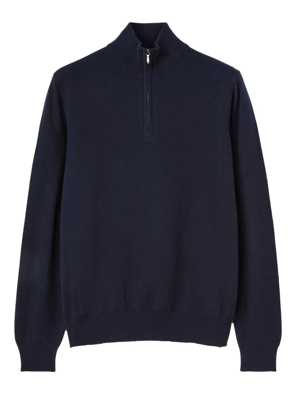 Loro Piana Zip-neck Sweater In Blue