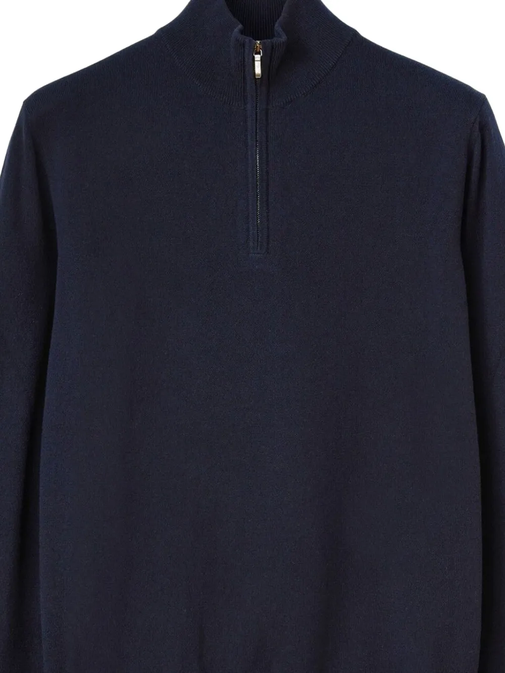 Loro Piana Trui met rits - Blauw