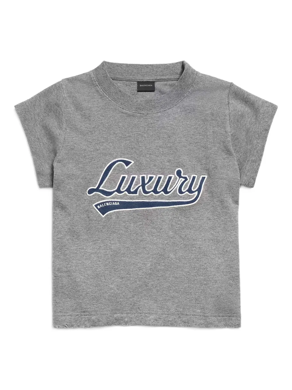 Balenciaga Camiseta com script Luxury | Cinza | Image 1