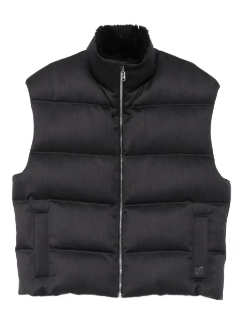 FENDI zip-fastening padded waistcoat