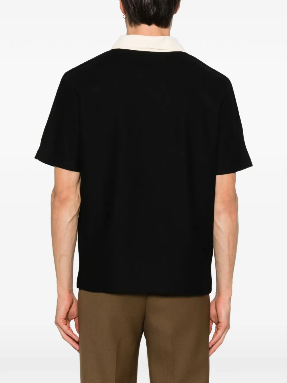 Lanvin T-shirt met ronde hals Zwart