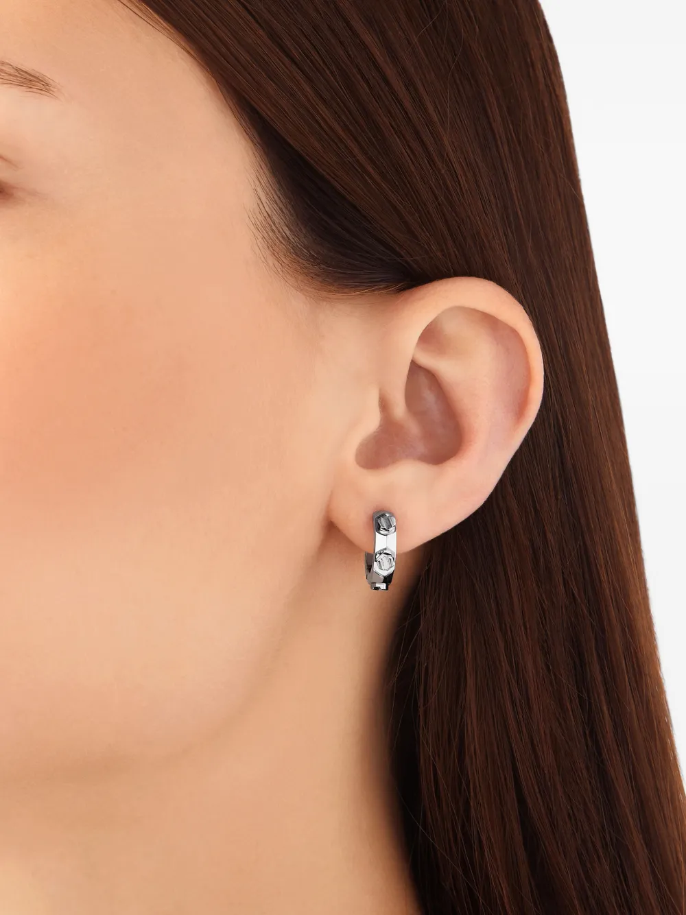Philipp Plein Oorbel van roestvrij staal - Zilver