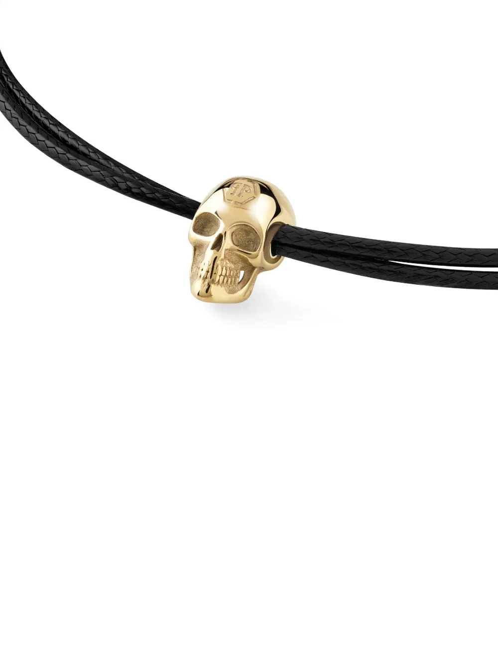 Philipp Plein Armband met schedel - Goud