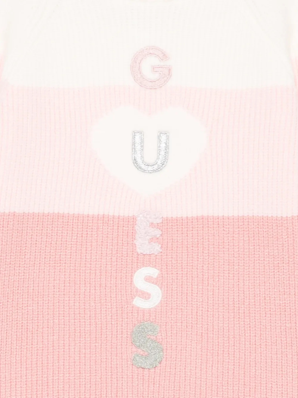 guess kids Jurk met geborduurd logo Roze