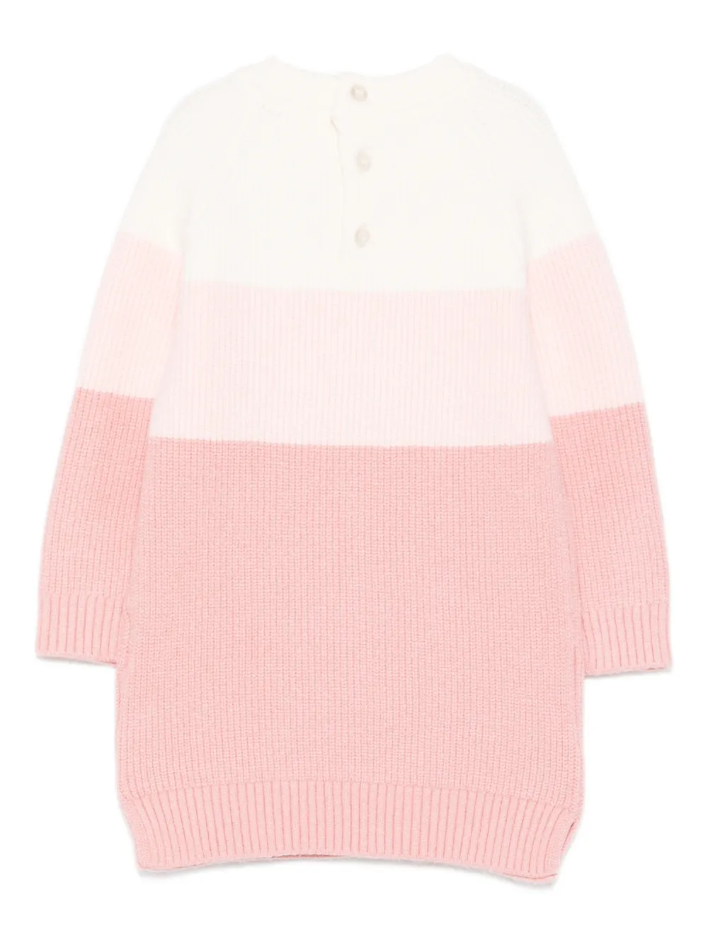 Guess kids logo-embroidered dress - Roze